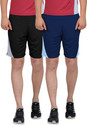 DS WORLD Solid Men Multicolor Sports Shorts
