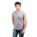 Stylish Regular Fit Plain Men39s V-Neck Half