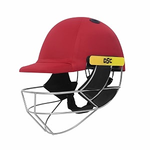 dsc avenger pro 20 cricket helmet size small red