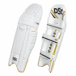 dsc intense valor leather cricket batting legguard for mens size - mens right hand