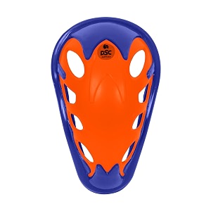 dsc surge cricket abdominal guard for mens  size - men color - orange  high-impact groin protector  lightweight ergonomic guard