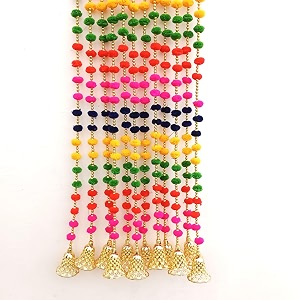 DSCYENTES Pom Pom Door Side Hangings for