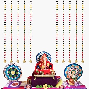 DSCYENTES Pom Pom Door Side Hangings for