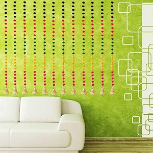 DSCYENTES Pom Pom Door Side Hangings for