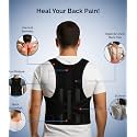 Posture Corrector Belt for Men & Women | Free Size Adjustable Back Brace for Upper & Lower Back Pain Relief | Unisex Spine Support with Breathable Neoprene | Ideal for Office, Gym & Home Use