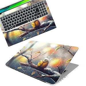 galaxsia dsgn 465 full body laptop skin bubble-free laminated amp removable  hd quality sticker for laptops upto 156 inches compatible with hpdellacerlenovoasus etc