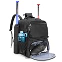 DSLEAF Baseball Bag Backpack for 2 Bats, Softball Equipment Bag for Adults