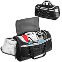 DSLEAF Boxing Gym Bag, Boxing Duffle Bag with Shoe Space & Expanded Design