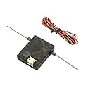 DSMX Receiver Satellite for AR6210 AR8000 AR9020 AR12120 Receiver, Black, 322831
