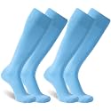 Dsource Unisex Soccer Socks, Knee High Solid Baseball Football Sports Team Socks