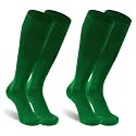 Dsource Unisex Soccer Socks, Knee High Solid Baseball Football Sports Team Socks