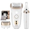 DSP 4 in 1 Beauty Set Lady Shaver with Removable Heads for Face Hands Legs