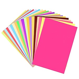 eclet colorful cardstock paper in 5 color 4 sheets thick colored paper for invitations cards making paper crafts school projects