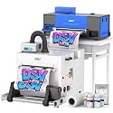 DSV A3 Plus XP600 DTF Printer with Shaker & Purifier, 2X Speed Compared to L1800/L805 DTF Printer Machine, 4.5" LED Foldable Touch Screen, White Ink Circulation & Auto-Cleaning, Dual Alarm