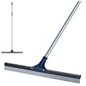 DSV Floor Squeegee for Concrete Floor, 24" Large Squeegee Broom, Heavy Duty Floor Squeegee for Tile with 51.5" Handle for Garage, Deck, Bathroom, Window, Glass