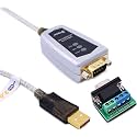 DTECH USB To RS422 RS485 Serial Port Adapter Cable With FTDI Chipset 5 Position Terminal Board For Windows 11 10 8 7 XP Mac (1.2M), Multicolor