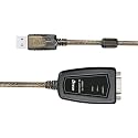 DTech USB to RS485 / RS422 Adapter Cable Serial Port with CP2102 Chip Terminal Board LED Lights Ferrite Core for Windows 10 8 7 XP Mac (5ft, Black)