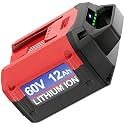 DTK 12Ah Long Lasting Batteries Replacement for Toro 60V Battery Ultra-High Capacity 12000mAh Lithium Battery
