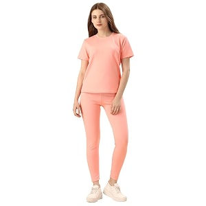 DTR FASHION Cotton Blend Styled With Solid