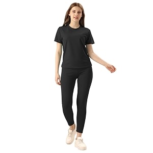 DTR FASHION Cotton Blend Styled With Solid