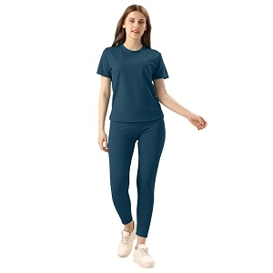 DTR FASHION Cotton Blend Styled With Solid