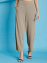 DTR FASHION Flared Women Beige Trousers