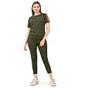 DTR FASHION Lycra Blended Checkered Printed Tracksuit
