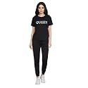 DTR FASHION Women39s Polyester Blend Queen Letter