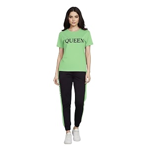 DTR FASHION Womens Polyester Blend Queen Letter