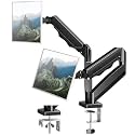 Dual Monitor Arm Desk Mount Fits Max 32 inch Screens, Holds 4.4 to 19.8lbs