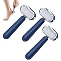 Dual-Sided Foot Callus Remover, Stainless Steel Foot File, Heel Scraper (Blue*3)