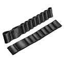 Dual Strong Adjustable Door Limiting Check Straps Compatible with Wrangler TJ JK JL CJ YJ JKU Sport Rubicon Sahara Unlimited 2000-2018 | Heavy Duty Upgrade Load 1000 Lb (2PCS-Black)