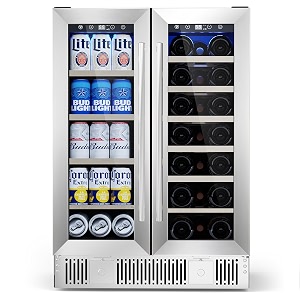 Electactic Dual Zone Wine Beverage Refrigerator