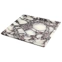 DUANYAN Natural Marble Tray for Bathroom, 10" Calacatta Marble Tray Decor