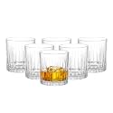 DUBBLIN Bristol 295 Premium Whiskey Glass, Set of 6, 295ML – Crystal Clear Glassware for Whisky, Bourbon, Scotch, Liquor, Wine &amp; Cocktail Drinks