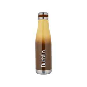 dubblin dream premium stainless steel double wall vacuum insulated bpa free water bottle sports thermo flask keeps hot 12 hours cold 24 hours brown 800 ml