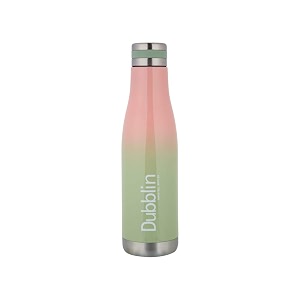 dubblin dream premium stainless steel double wall vacuum insulated bpa free water bottle sports thermo flask keeps hot 12 hours cold 24 hours green 800 ml