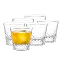 DUBBLIN Luv 230 Premium Whiskey Glass, Set of 6, 230ML – Crystal Clear Glassware for Whisky, Bourbon, Scotch, Liquor, Wine & Cocktail Drinks