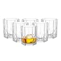 DUBBLIN Ritz 325 Premium Whiskey Glass, Set of 6, 325Ml – Crystal Clear Glassware for Whisky, Bourbon, Scotch, Liquor, Wine &amp; Cocktail Drinks