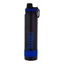 Dubblin Trump Stainless Steel Double Wall Vacuum Insulated BPA Free Water Bottle with Sipper &amp; Anti Skid Bottom,Sports Thermo Flask Keeps Hot 12 Hours, Cold 24 Hours (Blue 1000 ML)