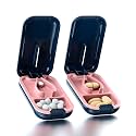 DUBSTAR Pill Cutter Splitter for Small and Tiny Large Pills Blue ＆ Blue