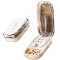 DUBSTAR Pill Cutter Splitter for Small &amp; Tiny Pills Cuts into 1/2 Beige