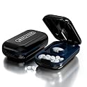 DUBSTAR Pill Cutter Splitter for Small and Tiny Large Pills Portable Black