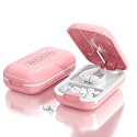 DUBSTAR Pill Cutter Splitter for Small and Tiny Large Pills Portable Pink