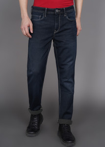 ducati men slim mid rise blue jeans