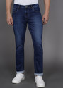 DUCATI Men Slim Mid Rise Dark Blue Jeans