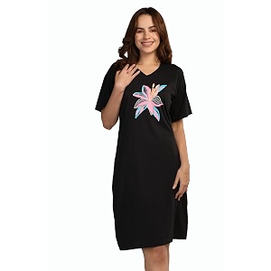 Duchess Cotton Half Sleeve Oversized T-Shirts for