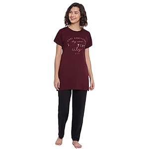 Duchess Womens Cotton Summer Wear Printed Night