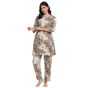 Duchess Womens 100 Pure Cotton Printed Night