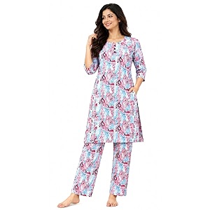 Duchess Womens 100 Pure Cotton Printed Night